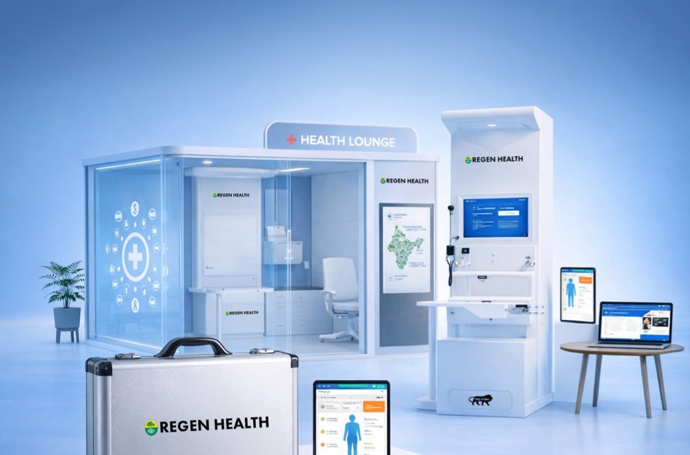Nexa Health integrated healthcare solution setup extracted from brochure